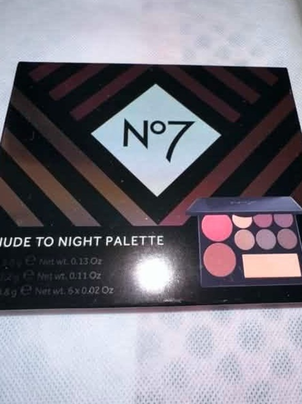 NIB No7 Nude To Night Limited Edition Face & Eye Palette New